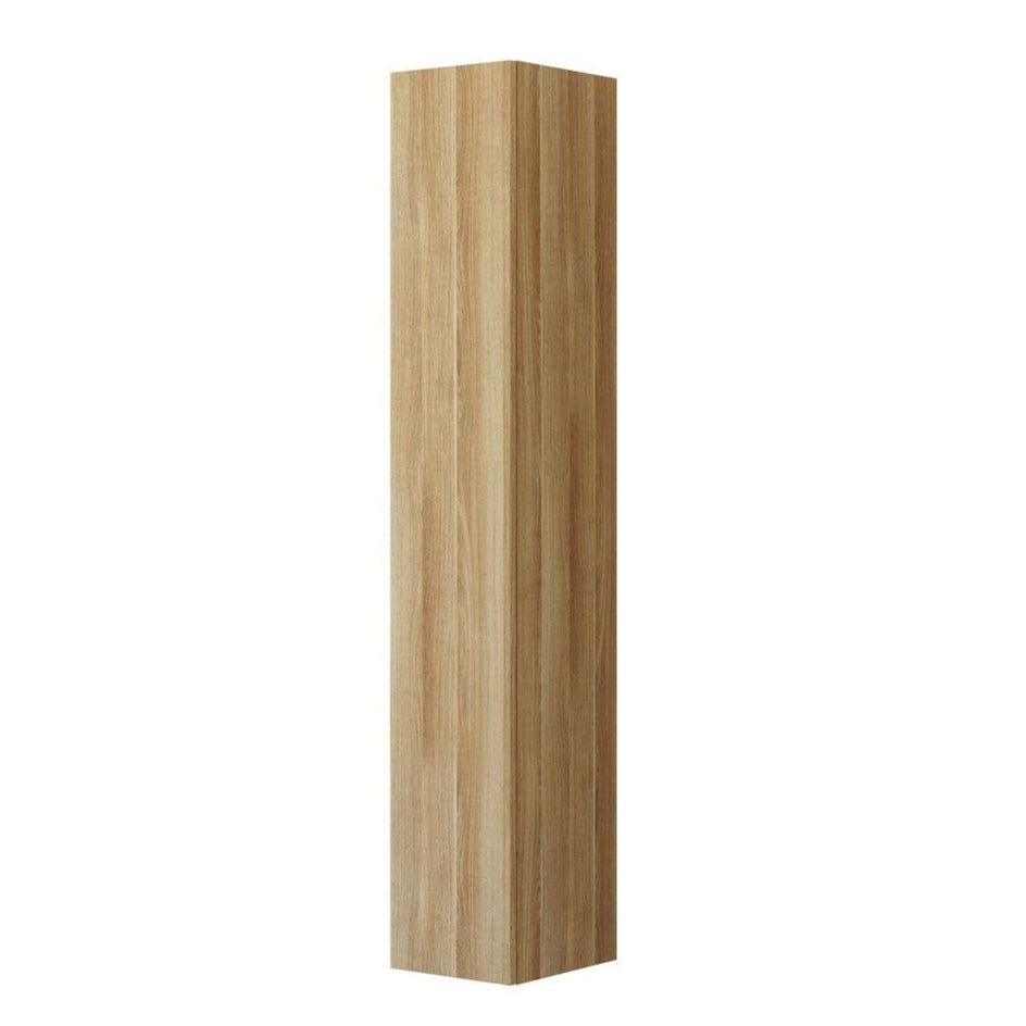 Dansani Inzo Urban Glatt Høyskap Slim 1 dør Varm eik / 30cm / Venstre hengslet Dansani Høyskap bad DA-U45-1255
