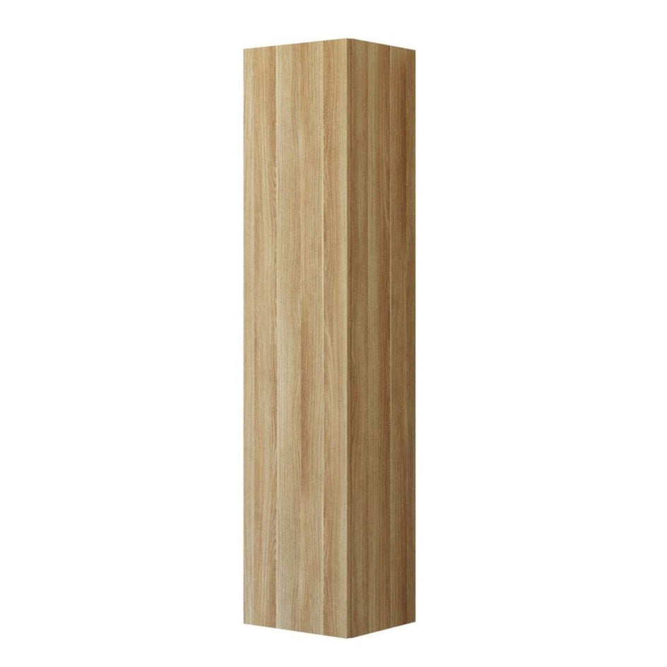 Dansani Inzo Urban Glatt Høyskap Slim 1 dør Varm eik / 40cm / Venstre hengslet Dansani Høyskap bad DA-U47-1255