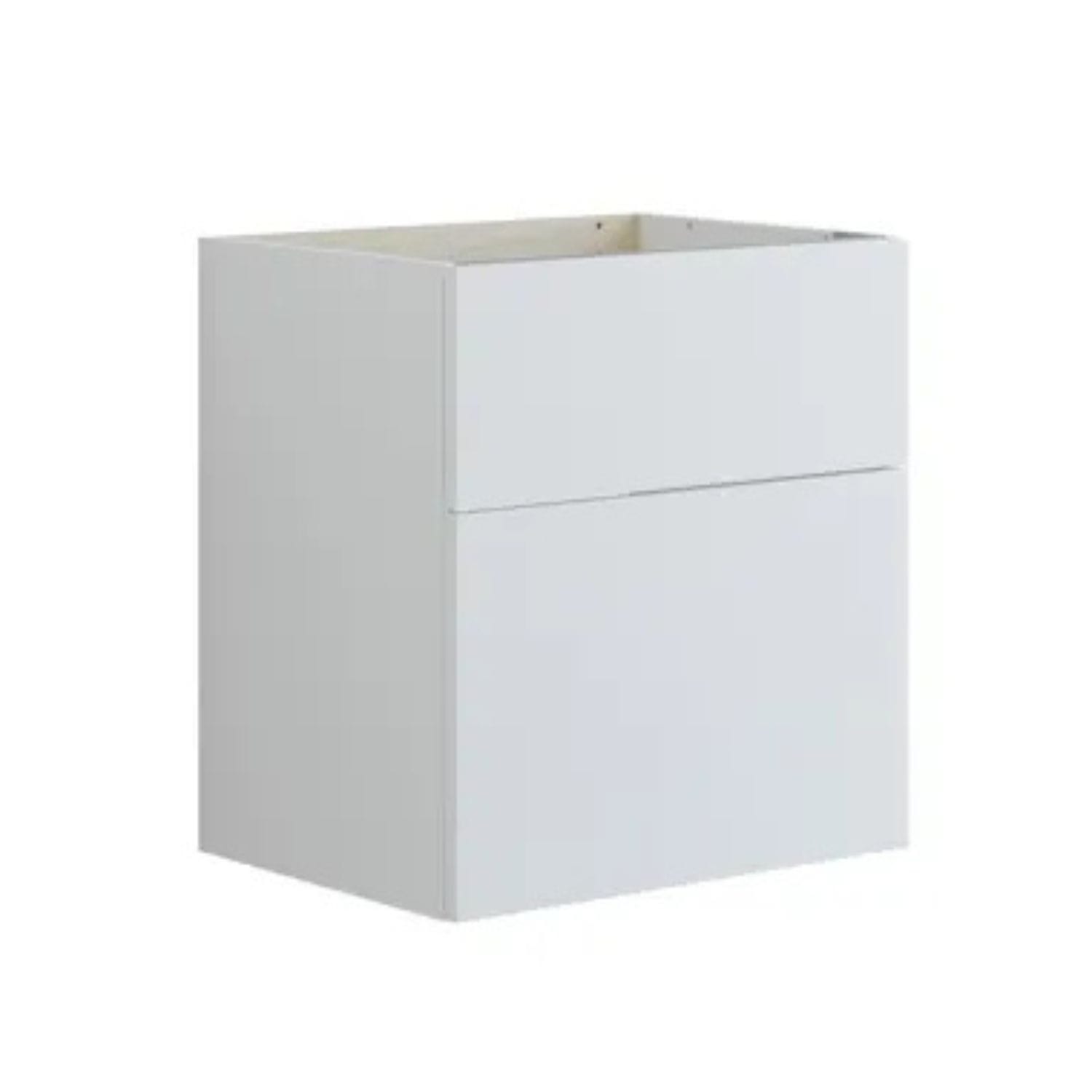 Dansani Inzo Urban Glatt Servantskap 2 skuff ekstra høy underskuff Hvit matt / 60cm Dansani Servantskap DA-U24-1010