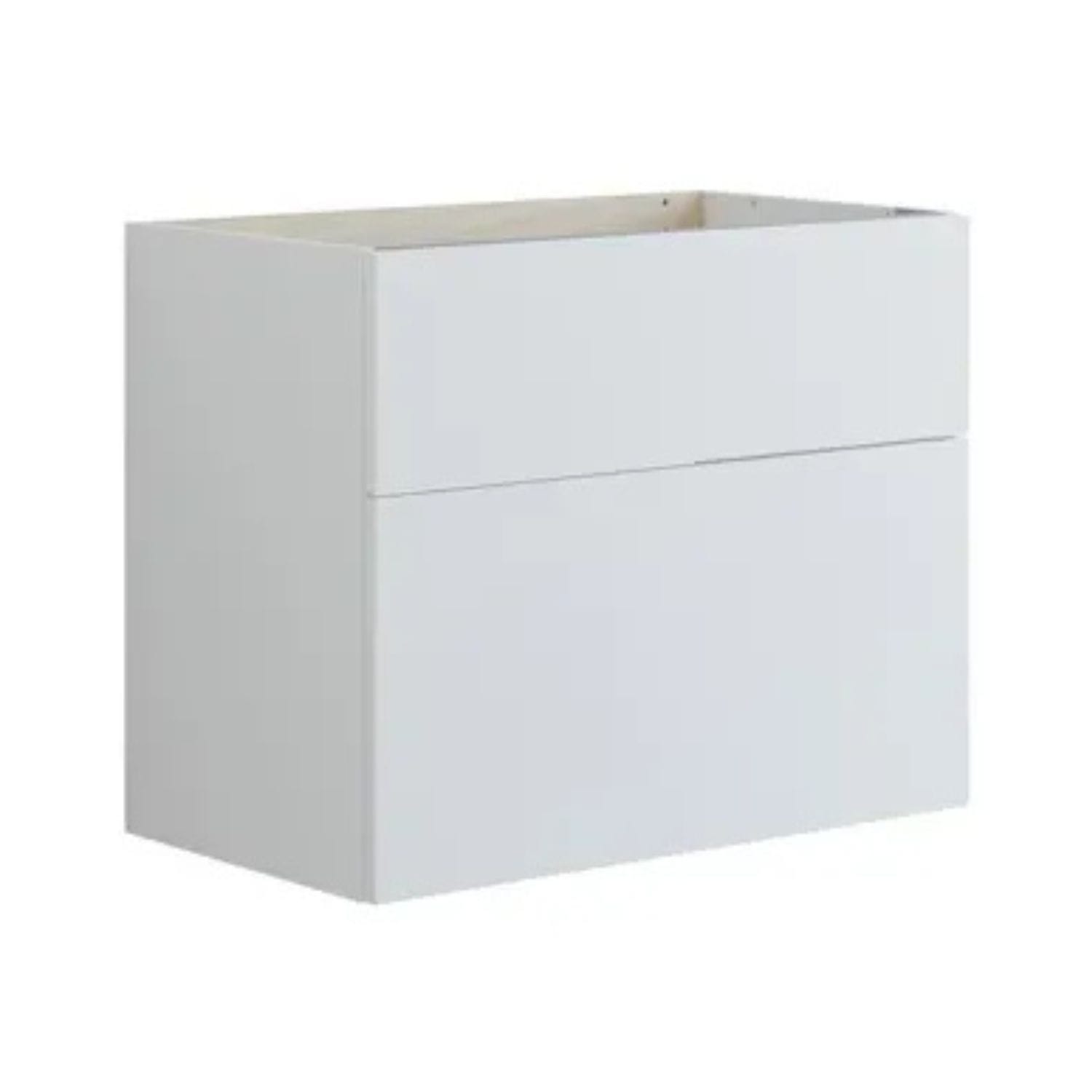 Dansani Inzo Urban Glatt Servantskap 2 skuff ekstra høy underskuff Hvit matt / 80cm Dansani Servantskap DA-U25-1010
