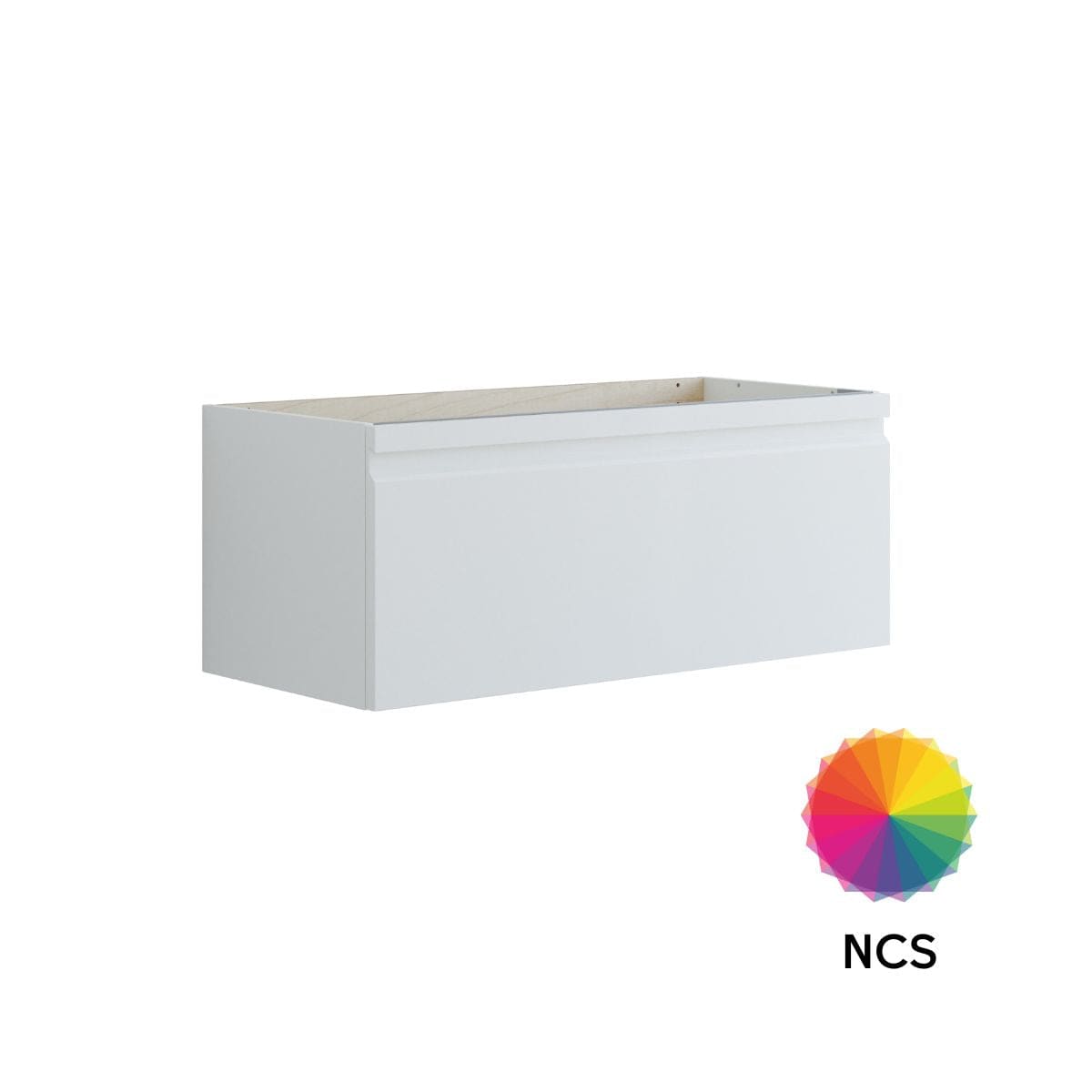 Dansani Inzo Urban Underskap med Integrert Grep 1 skuff B60-120xH40xD44cm NCS farge / 100cm Dansani Sideskap bad DA-U31-2099