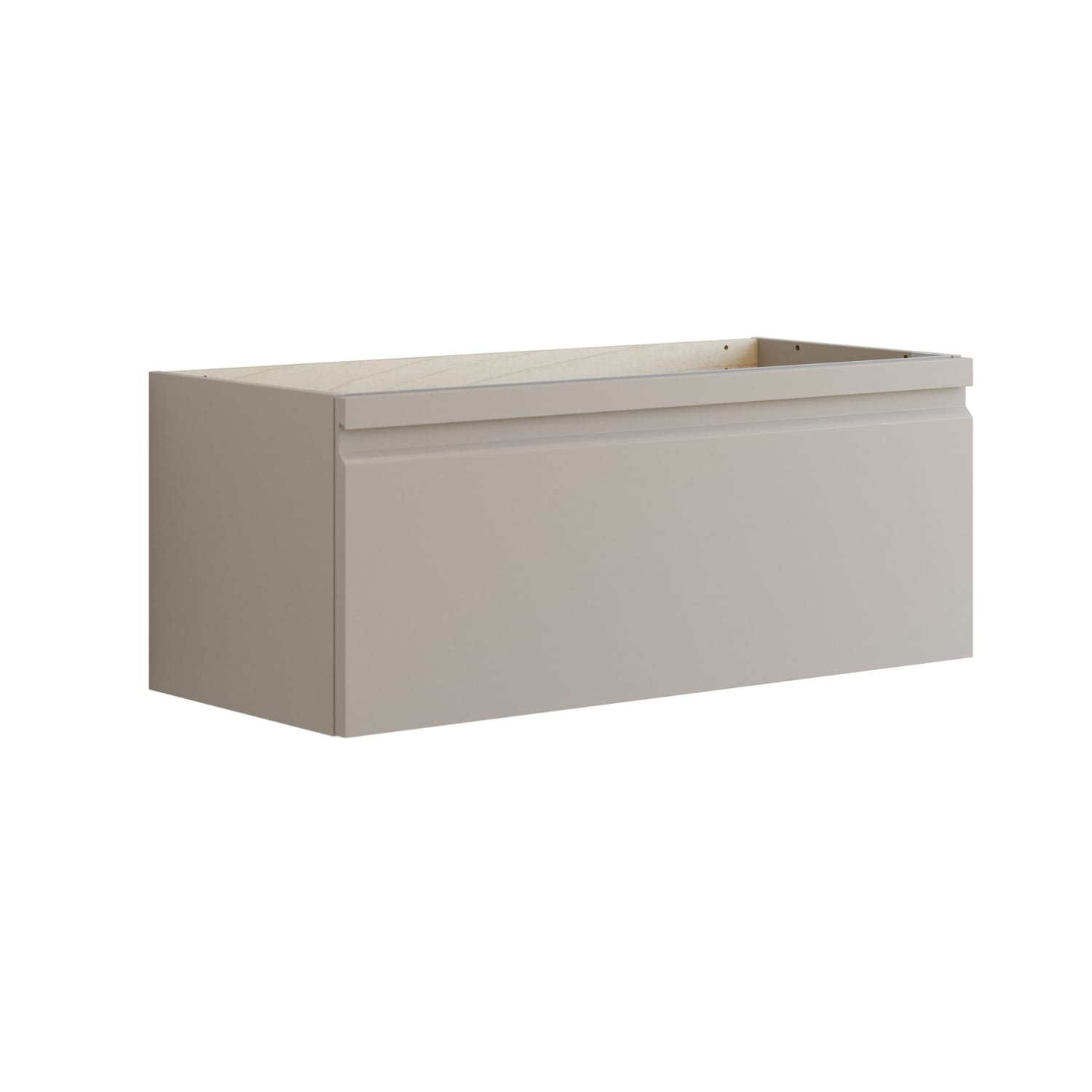Dansani INZO Urban Underskap med Integrert Grep 1 skuff B60-120xH40xD44cm Softstone / 100cm Dansani Sideskap bad DA-U31-2035