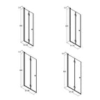 Dansani MATCH B Foldedør B70-100xH200cm
