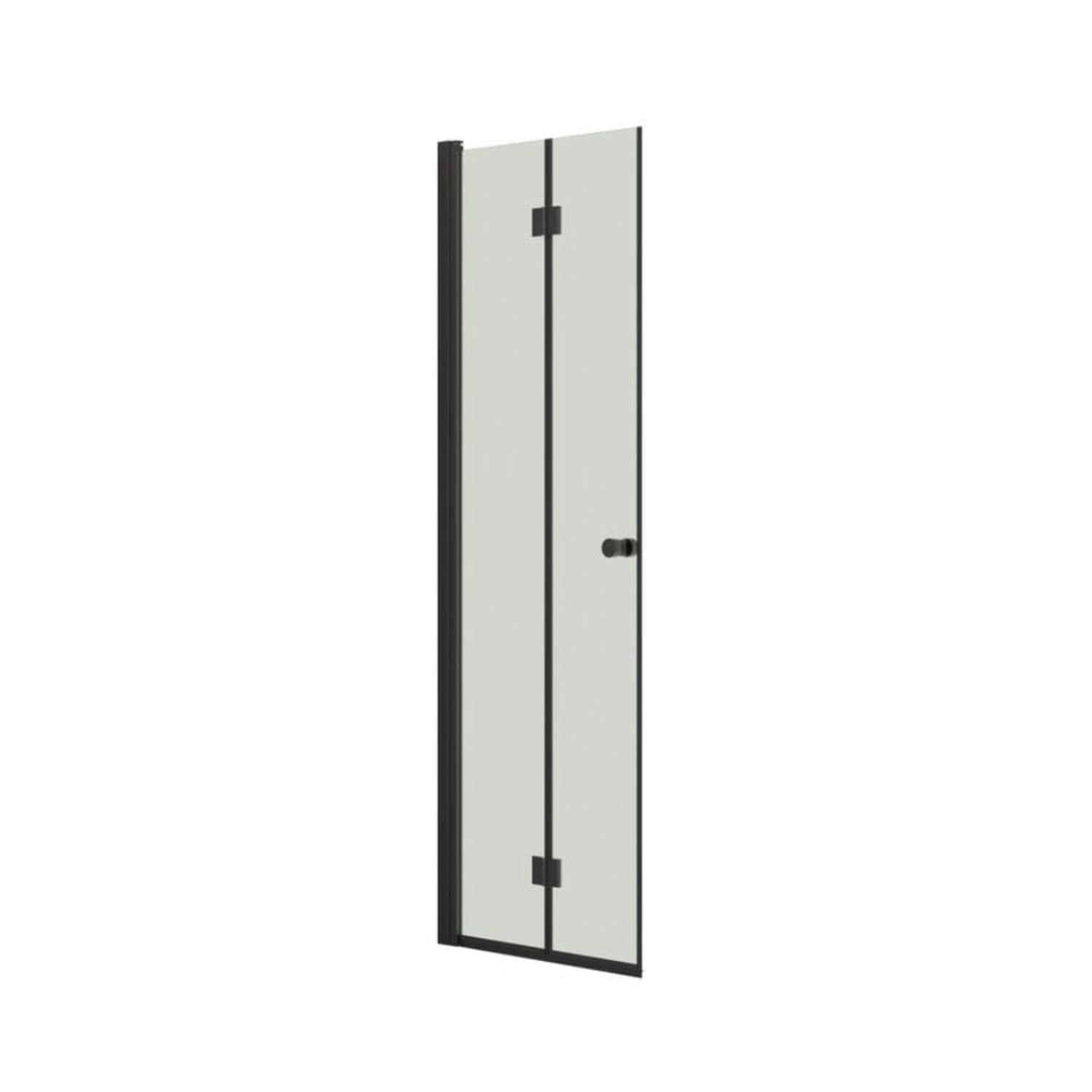 Dansani Match B Foldedør Svart matt / 70cm / Klart glass Dansani Dusjdør DA-B71-03