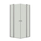 Dansani Match C+C Dusjhjørne Sidepanel Sateng / 90x90cm / Klart glass Dansani Dusjhjørne BUN-C9191-01KL