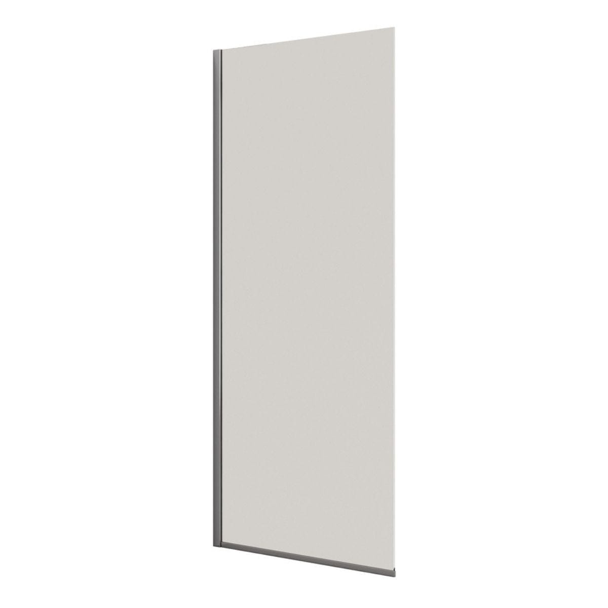 Dansani Match D Fastvegg B70-140xH197,5cm Krom / 100cm / Klart glass Dansani Dusjvegg DA-D101-05
