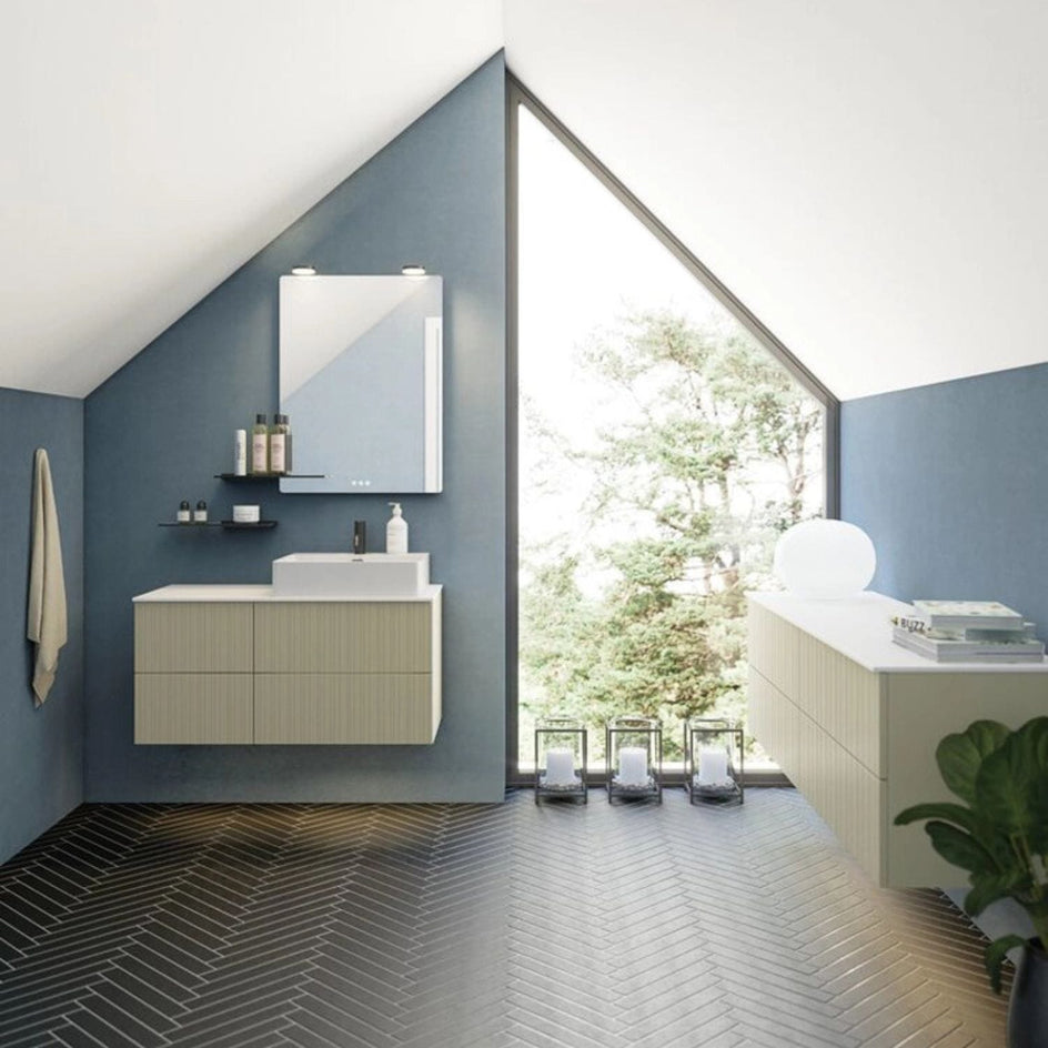 Dansani REACH Hylle Svart / Tonet glass Dansani Baderomshylle DA-325900000