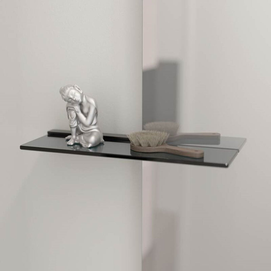 Dansani Reach Hylle Svart / Tonet glass Dansani Baderomshylle DA-325900000