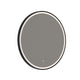 Dansani SHINE rundt speil med lys (ramme) Svart / 60cm Dansani Baderomsspeil DA-94760