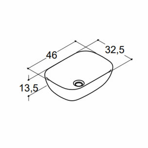 Dansani STADIUM Servant Ø46cm, porselen
