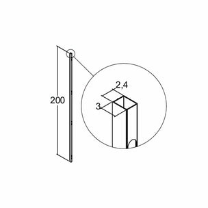 Dansani XXL Avstandsprofil +30mm
