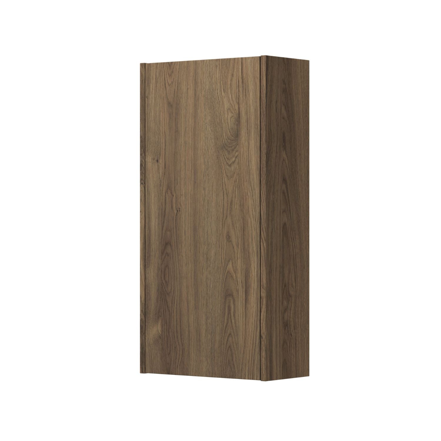 Dansani You Overskap 1 dør B40xH80xD19cm - Glatt Brun eik / Venstre Dansani Sideskap bad DA-V49-1252