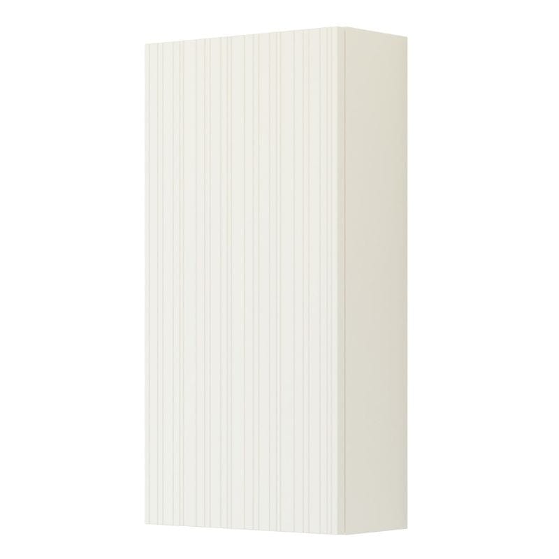 Dansani You Urban Riflet Overskap 1 dør Hvit matt / 40cm / Venstre hengslet Dansani Sideskap bad DA-V51-9210