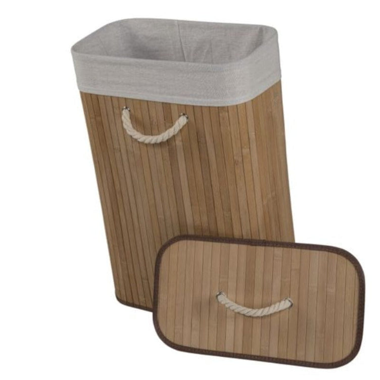 Duschy Bamboo Skittentøyskurv med lokk