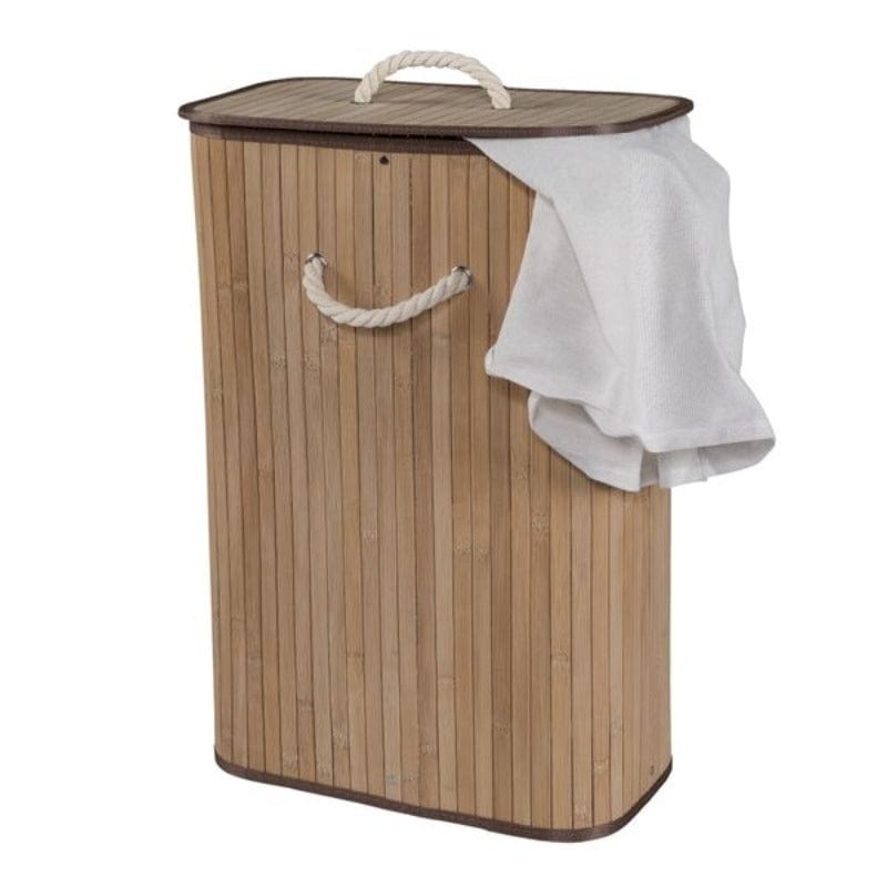 Duschy Bamboo Skittentøyskurv med lokk Duschy Skittentøyskurv