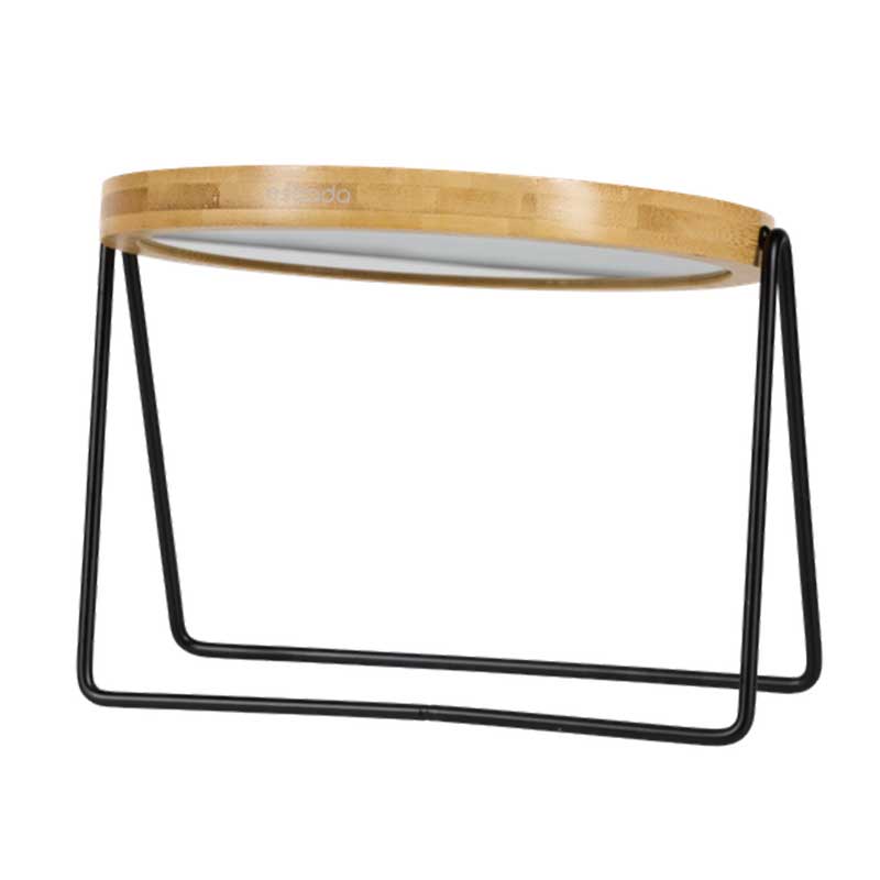 Esbada Circle speil Ø20cm 5x bambus/matt sort Esbada CO-