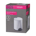 OUTLET: Esbada Pure pedalbøtte 5L