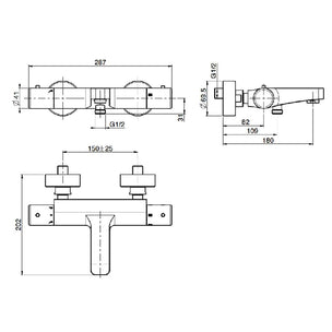 Fima Badekararmatur Spillo Up F4274