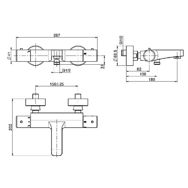 Fima Badekararmatur Spillo Up F4274