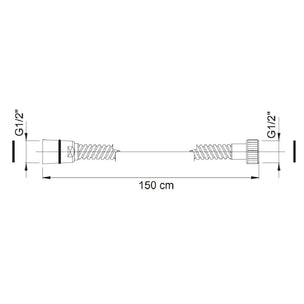 Fima Dusjslange Spillo Up/Zeta F2021Cr