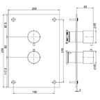 Fima Circolo Frontpanel Dusj Innbygging F4410