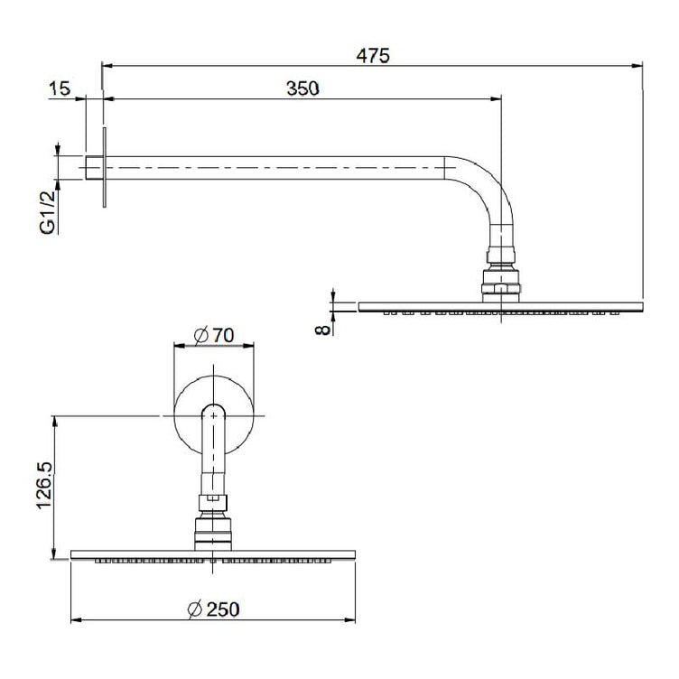 Fima Hodedusj Circolo F2621 Ø25cm taksil