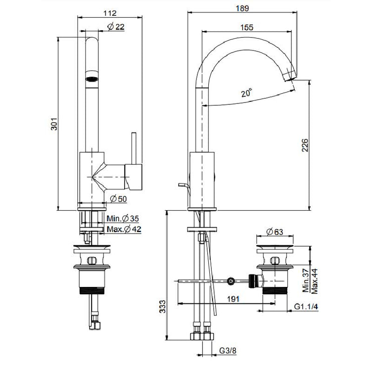 Fima Servantbatteri Spillo Up F3041 Buet