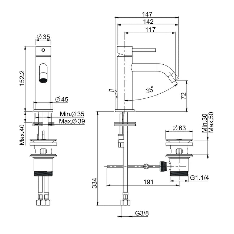 Fima Servantbatteri Spillo Up XS F3031