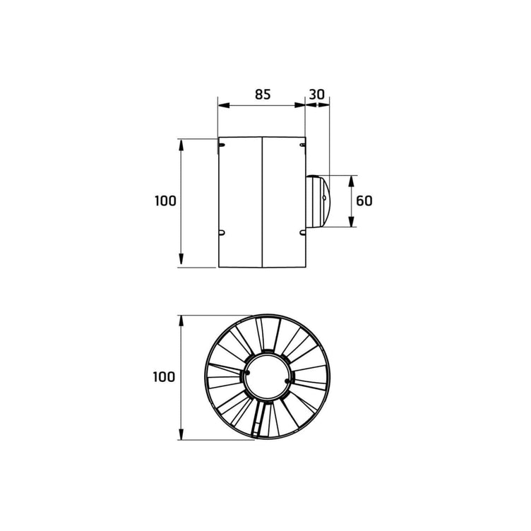 Flexit 100 DFM Kanalvifte