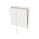Flexit Klaffventil med Rund Stuss Hvit / Ø100mm Flexit FL-116709