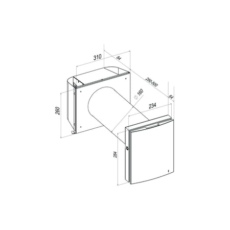 Flexit Roomie Dual Romventilator