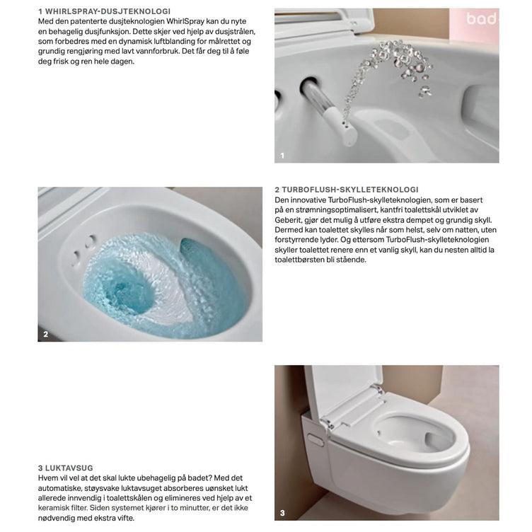 Geberit AquaClean MERA Comfort dusjtoalett