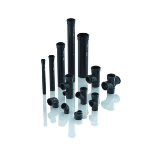 Geberit Silent-Pro PP, Bend med en muffe