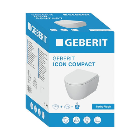 Geberit ICON TurboFlush Kompakt vegghengt toalett
