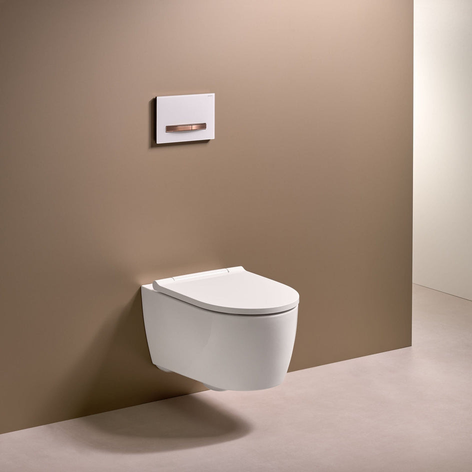 Geberit One Rimless Vegghengt toalett høydejusterbar Hvit Geberit Vegghengt toalett GRO-6122445