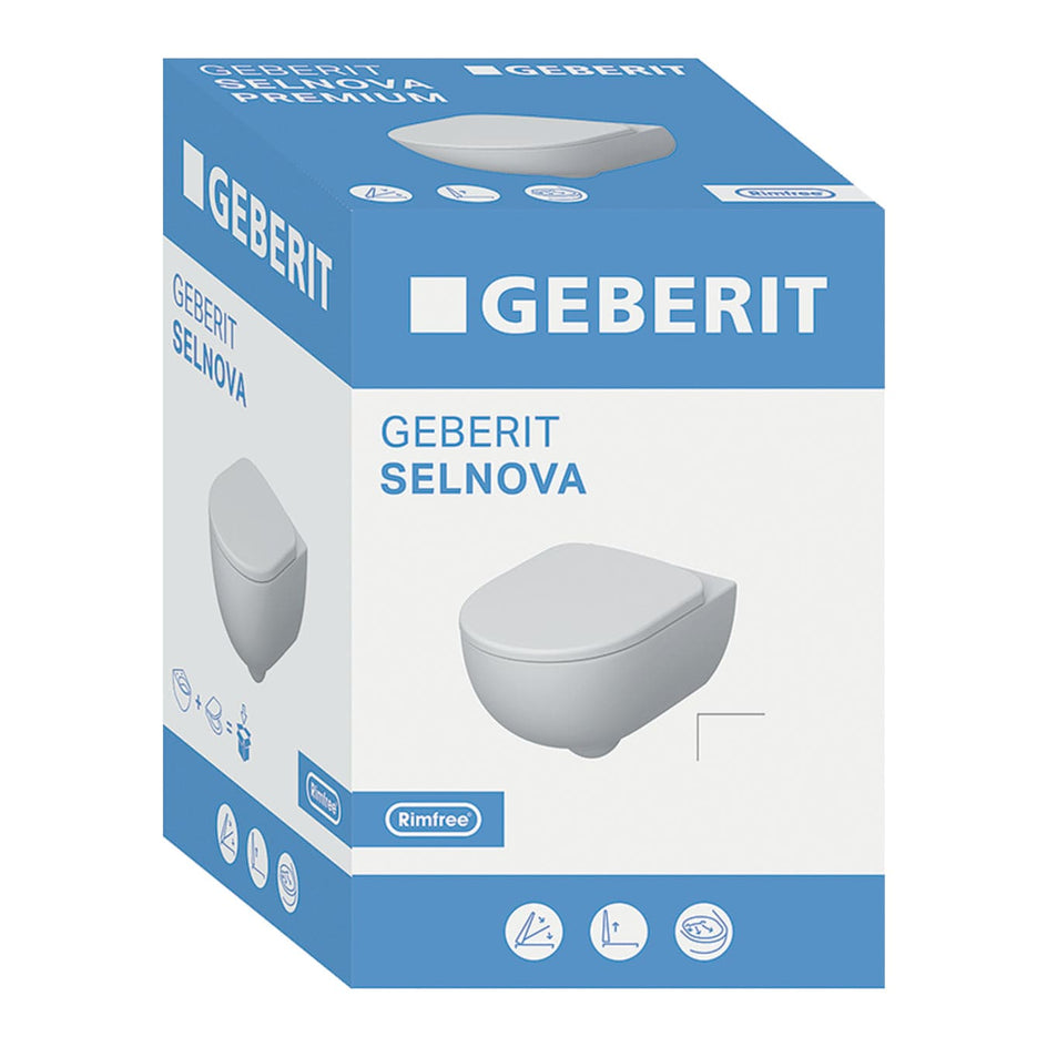 Geberit Selnova Premium Vegghengt toalett Hvit Geberit Vegghengt toalett GRO-14228174