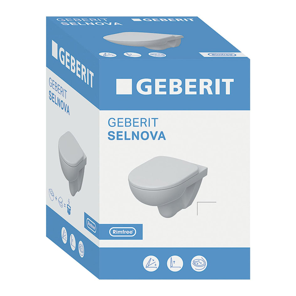 Geberit Selnova Vegghengt toalett Hvit Geberit Vegghengt toalett GRO-1388834