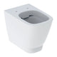 Geberit Smyle Square BTW Toalett Hvit KeraTect Geberit Gulvstående toalett GRO-6122449