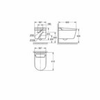 Grohe SENSIA PRO dusjtoalett