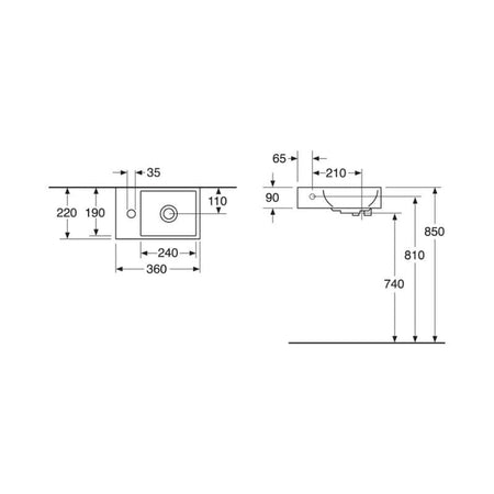 Gustavsberg Artic Liten 4369 Servant
