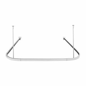 Habo Dusjforhengskinne rettvegg 90x90x90cm med takfeste