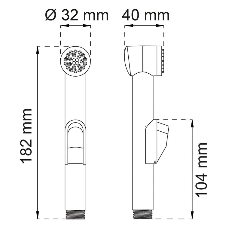 Habo Lilly Universaldusj for vask og bidet