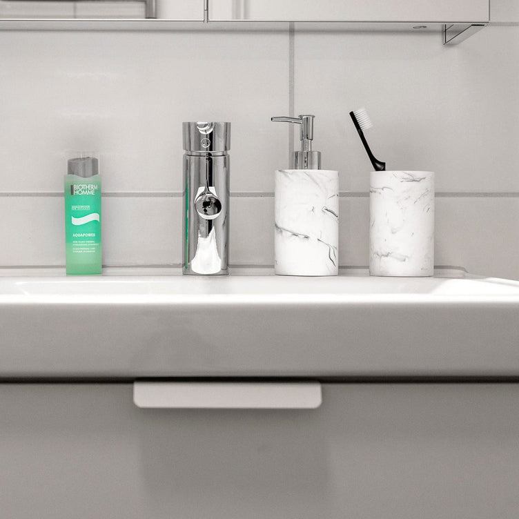 Habo Marble Tannbørsteholder Marmor