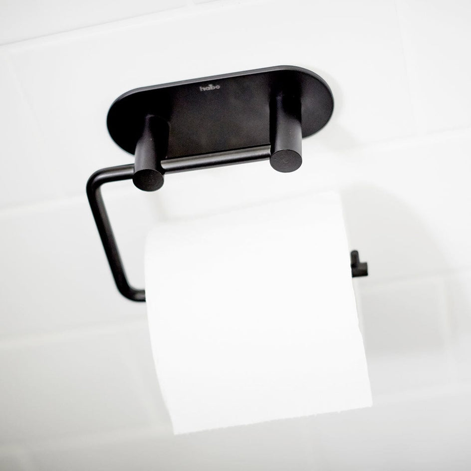 Habo Plain Toalettpapirholder Selvklebende Habo Toalettrullholder