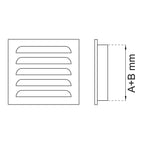 Habo Ventilrist 33 150x150mm