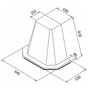 RørosHetta Harmoni Sense Ventilator Vegghengt