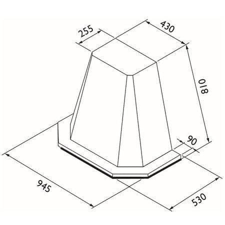 RørosHetta Harmoni Sense Ventilator Vegghengt