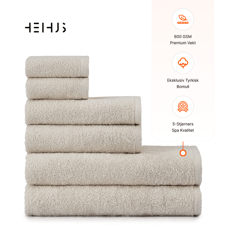 HeiHus FLUFFY badehåndkle L 70x140cm