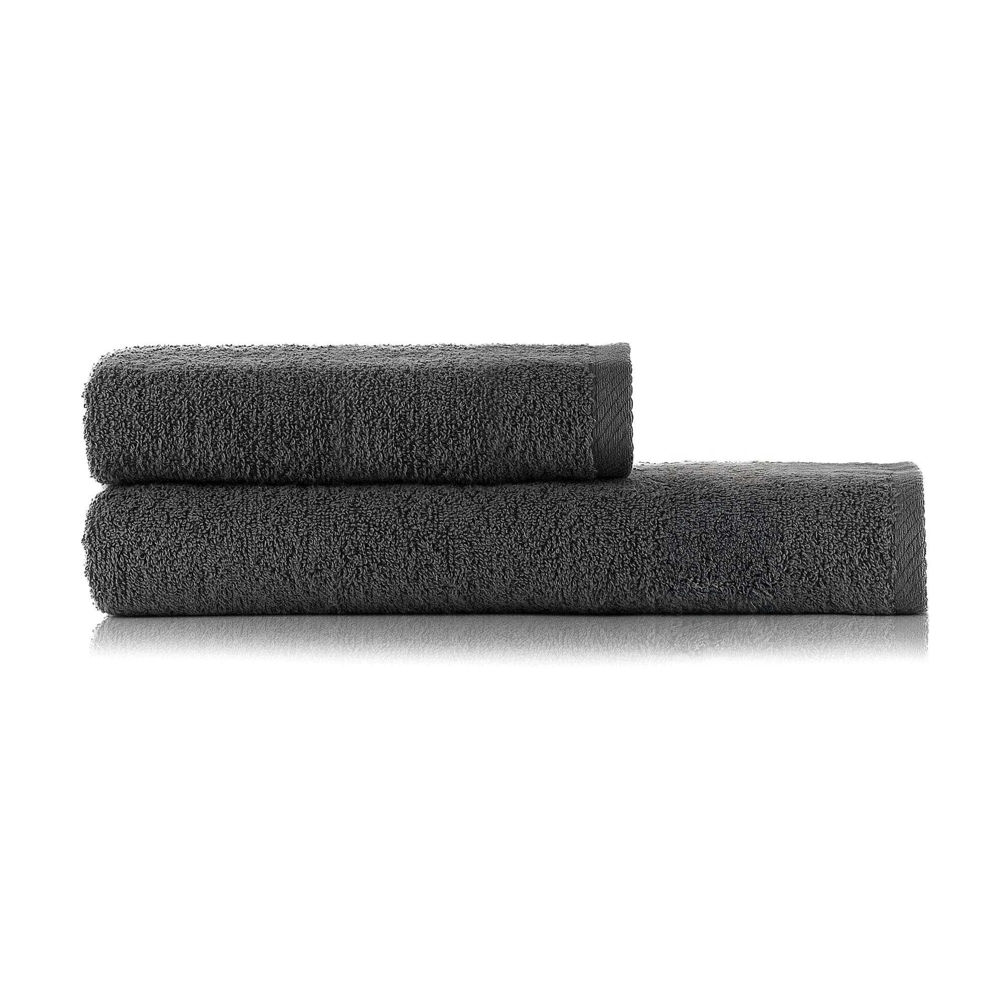 HeiHus FLUFFY Håndklepakke Mørk grå / 2-pakning (1XL+1L) HeiHus Håndklesett BUN-TFYDGY1PAK