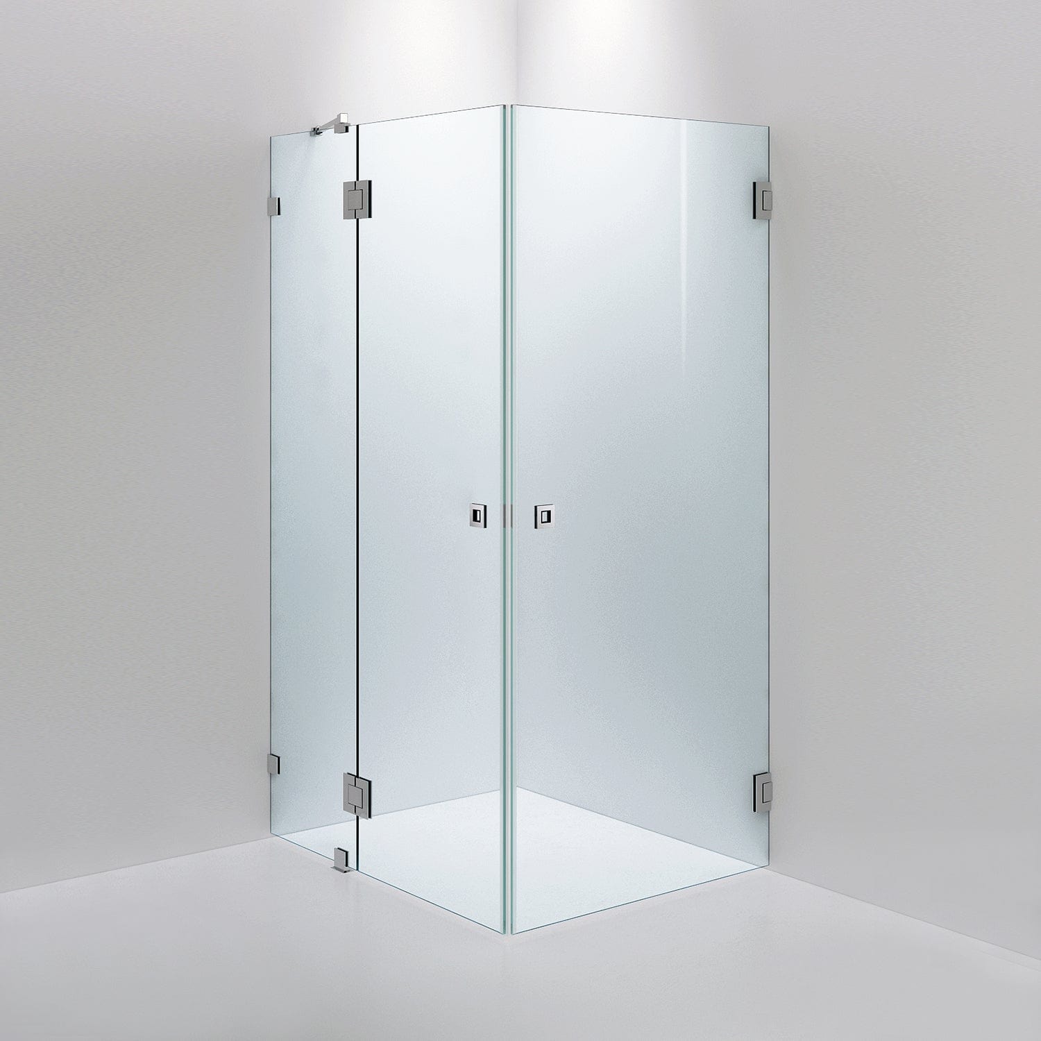 INR Dusjhjørne ARC 14 Måltilpasset Krom / Måltilpasset / Timeless klart glass INR Iconic Nordic Rooms Dusjhjørne INR-11411500